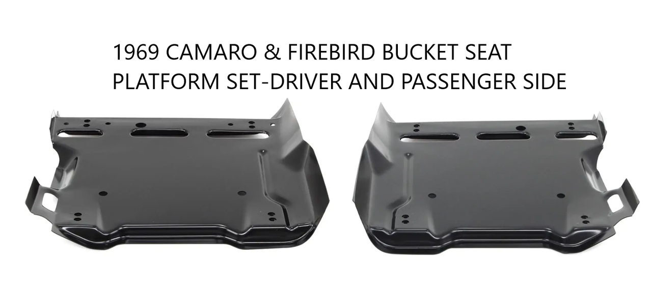 1969 Camaro Firebird Seat Frame Floor Supports Coupe & Convertible