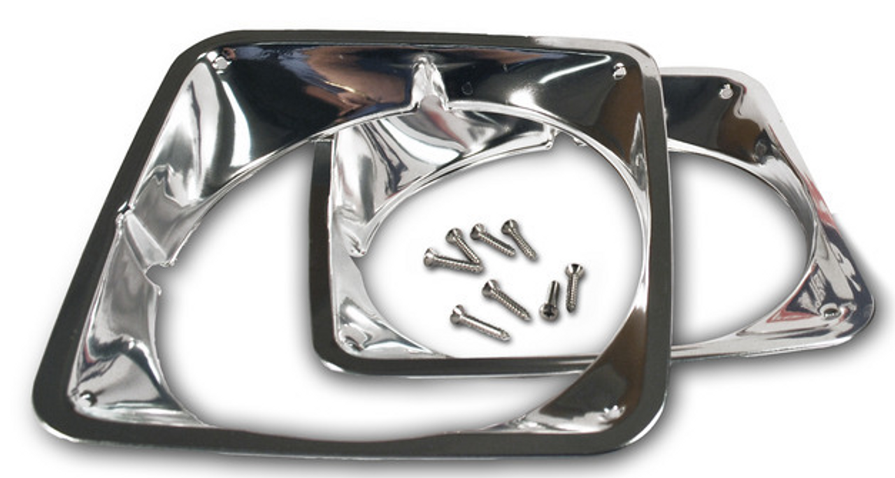 1969-1972 Chevy Truck Head Light Bezels (Sold As A Pair)