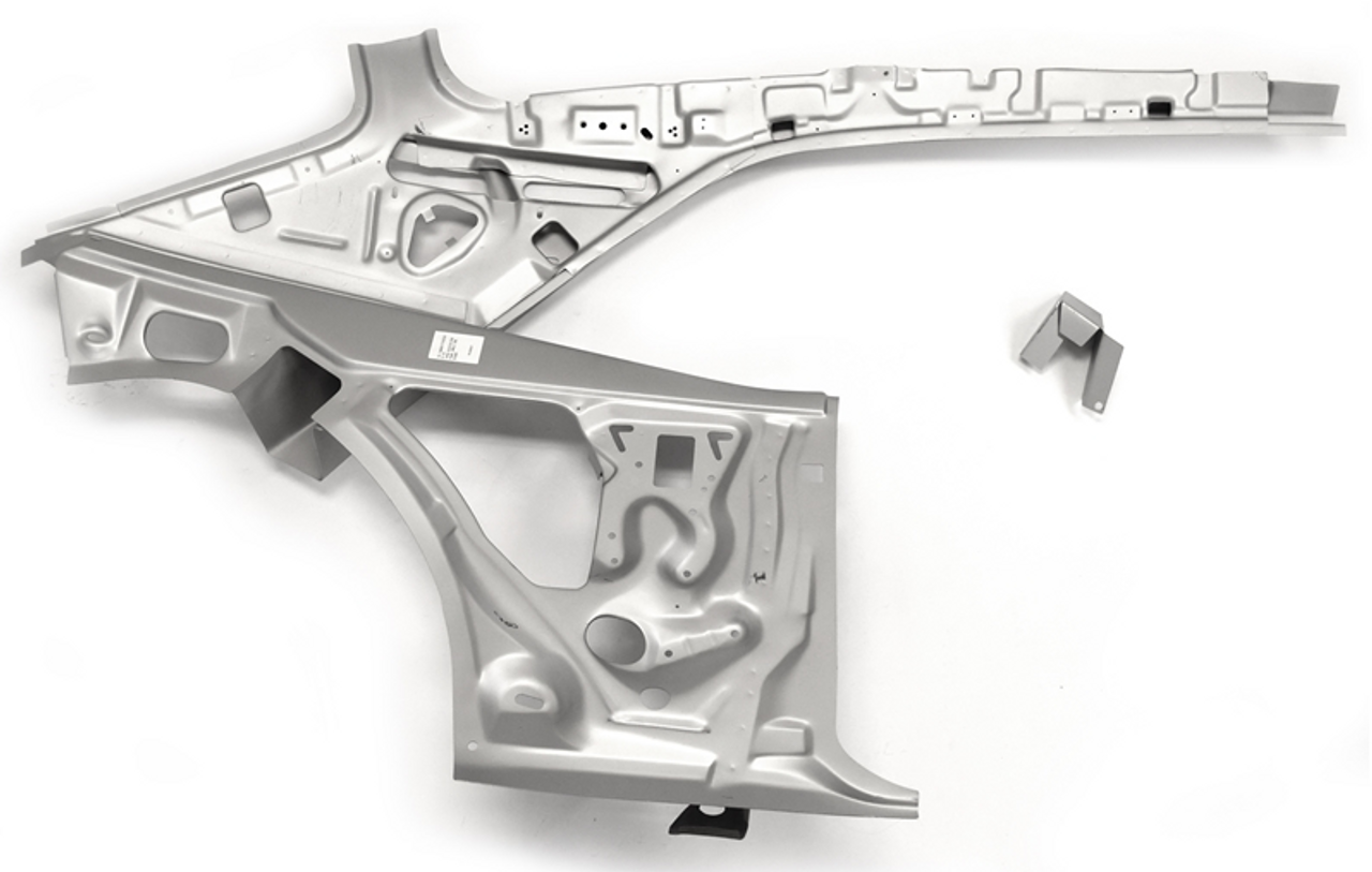 Lh - 1967-1969 Camaro & Firebird Quarter & Door Inner Frame - Body