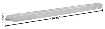 Rh - 1962-1964 Impala & Fullsize Chevy Inner Rocker Panel-Oe Style