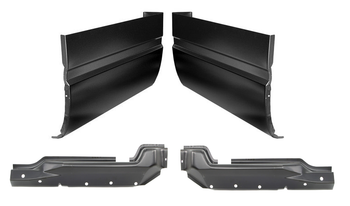 1988-1998 Chevy Gmc Pickup Outer & Inner Cab Corner Set For 2 Door Extended Cab