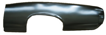 Lh - 1966-1967 Gto Rear Quarter Panel Skin