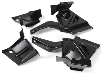 1967-1969 Camaro & Firebird Trunk Lid Hinge Brackets (4 Piece Set)