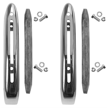 1968 Chevy Impala / Caprice Rear Bumper Guards (Sold As A Pair)