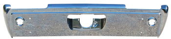 1968 Cutlass Rear Chrome Bumper (Without Dual Exhaust Holes)