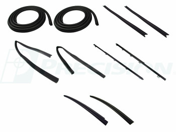 1984-1996 Jeep Cherokee Door Weatherstrip Kit (2 Door Sport Utility)