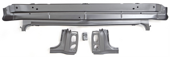1966-1967 Chevy Ii & Nova Tail Panel Assembly With Tail Lamp Panels (4 Piece Set)