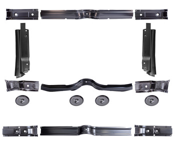 1961-1963 Ford Galaxie &  1961-1963 Mercury Monterey, 1963 Marauder Floor Brace Set (11Pcs)