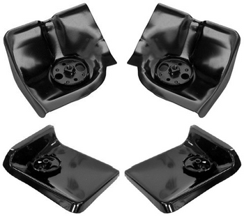 1988-1998 Chevy & Gmc Fullsize Pickup Steel Front & Rear Cab Mounts (4 Pc Set)