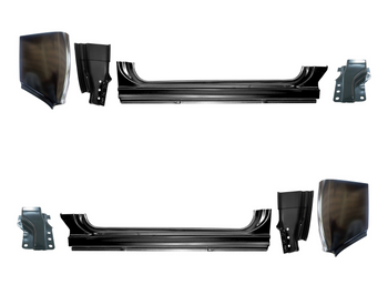 Lh & Rh -1960-1966 Chevy & Gmc Truck Oe Style Outer Rockers, Cab Corners & Pillars Set