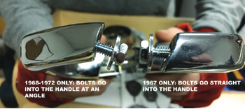 1967 Chevy & Gmc Truck Outside Door Handles (Sold As A Pair)