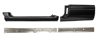 Lh 1994-2001 Dodge Ram Inner Outer Rocker Panel And Cab Corner 4 Piece Set 2 Door Extended Cab