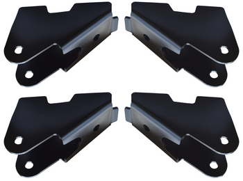 1987-1995 Jeep Wrangler YJ Leaf Spring Hanger Brackets 4 Piece Set