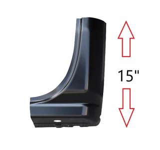 Lh 2014-2018 Chevy & Gmc Pickup Rear Cab Corner ( 4 Door Extended cab)