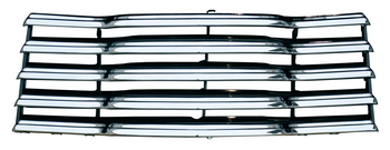 1947-1953 Chevy Pickup Grille Assembly Chrome With Black Backsplash