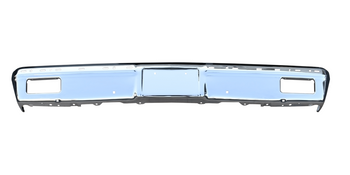 1981-1982 Chevy Gmc Truck Chrome Front Bumper - With Impact Strip Holes