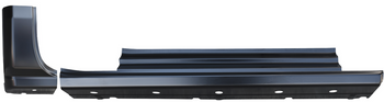 Rh 2014-2018 Chevy & Gmc Pickup Slip-on Rocker Panel With Cab Corner (2 Door Standard Cab)