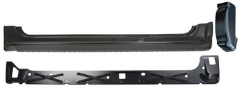 Lh 1999-2006 Chevy Gmc Pickup Driver Side Full Outer/ Inner Rocker Cab Corner -4 Door Extended Cab