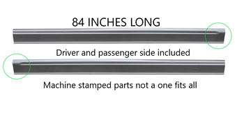 2001-2007 Dodge Chrysler Grand Caravan Slip-On Rocker Panel Dogleg SET