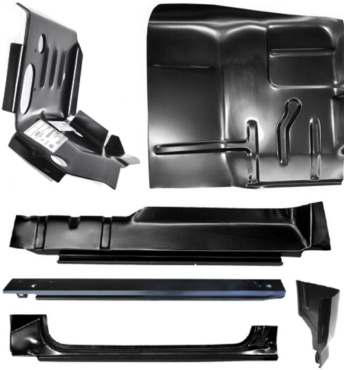 Lh 1987-1996 Ford Pickup 6 Piece Cab Repair Kit (2 Door Standard Cab)
