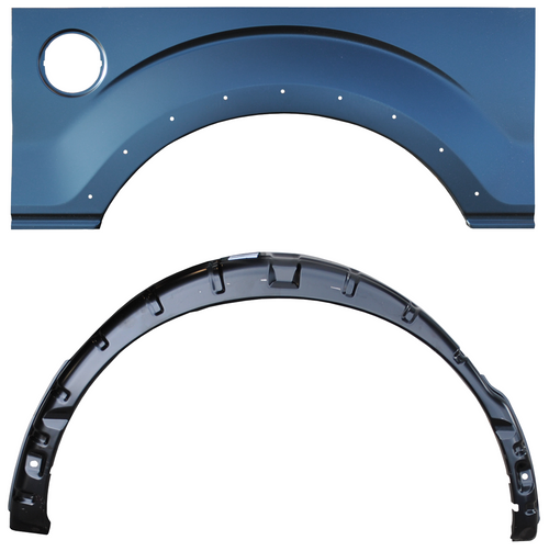 Lh & Rh - 2009-2014 Ford F150 Rear Upper Wheelarch & Wheelhouse (WITH Mldg Holes)