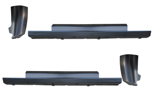 2007-2013 Chevy & Gmc Pickup Slip-on Rocker & Cab Corner SET Fits 2 Door Standard Cab 2007-2013 Chevy & Gmc Pickup Slip-on Rocker & Cab Corner SET Fits 2 Door Standard Cab