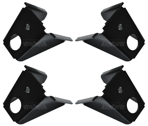 1976-1986 Jeep Wrangler Cj5 Cj7 Intermediate Frame Side Body Mount 4 Piece Set