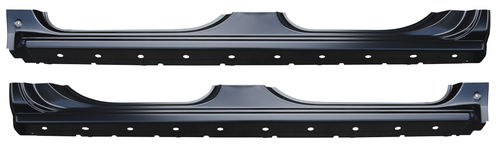 SUVAUTO Rocker Panel & Cab Corner Set – 2014-2018 Chevy/GMC 4-Door Extended Cab – 31.5in Slip-On
