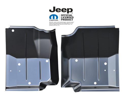 1976-1995 Jeep Wrangler YJ CJ5 CJ7 CJ8 Front Floor Pan Set