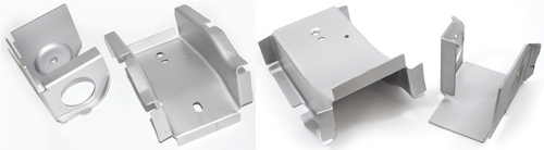 1962-1967 Chevy Nova Rear Torque Box/Forward leaf Spring Perch Set