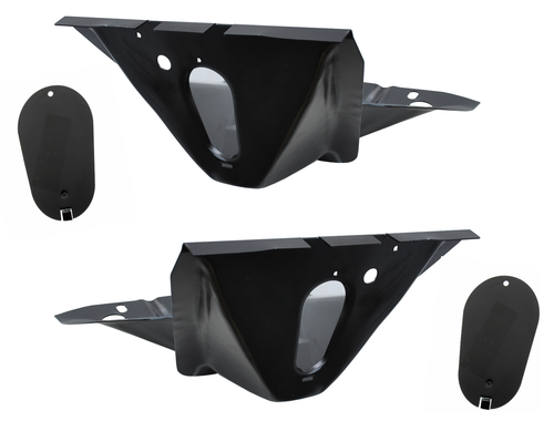 1965-1979 Ford Pickup & 1978-1979 Bronco Front Cab Mount Set With Covers (1965-66 2Wd Only)