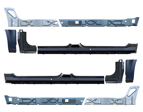 2007-2014 Suburban, Yukon XL, Avalanche, Escalade ESV & EXT Rocker, Dogleg & Quarter Front Sections 2007-2014 Suburban, Yukon XL, Avalanche, Escalade ESV & EXT Rocker, Dogleg & Quarter Front Sections