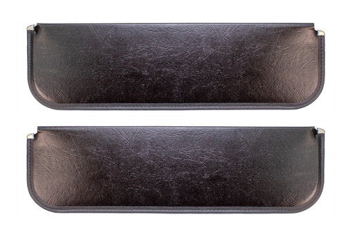 1947-1959 Chevy Gmc Pickup Sun Visors Black- W/O Brackets 1947-1959 Chevy Gmc Pickup Sun Visors Black- W/O Brackets