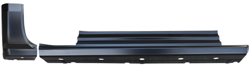 Rh 2014-2018 Chevy & Gmc Pickup Slip-on Rocker Panel With Cab Corner (2 Door Standard Cab) Rh 2014-2018 Chevy & Gmc Pickup Slip-on Rocker Panel With Cab Corner (2 Door Standard Cab)