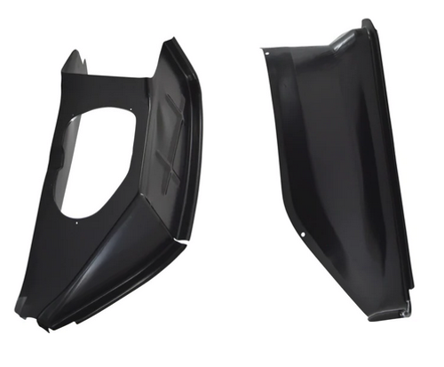 Lh 1968-1972 Gm A-Body Complete Side Cowl Panel (2 Piece)