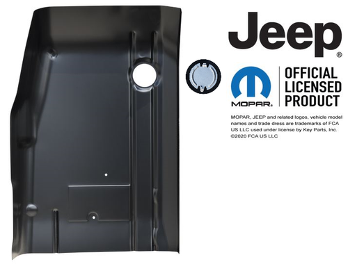 Rh 1984-2001 Cherokee XJ Front Floor Pan Section - Passenger Side Rh 1984-2001 Cherokee XJ Front Floor Pan Section - Passenger Side