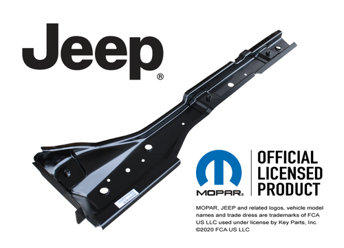 Lh 1997-2006 Wrangler Tj Complete Floor Brace / Torque Box