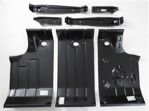 1964-1967 Chevelle & Malibu Trunk Floor Repair Kit (7 Piece Set)