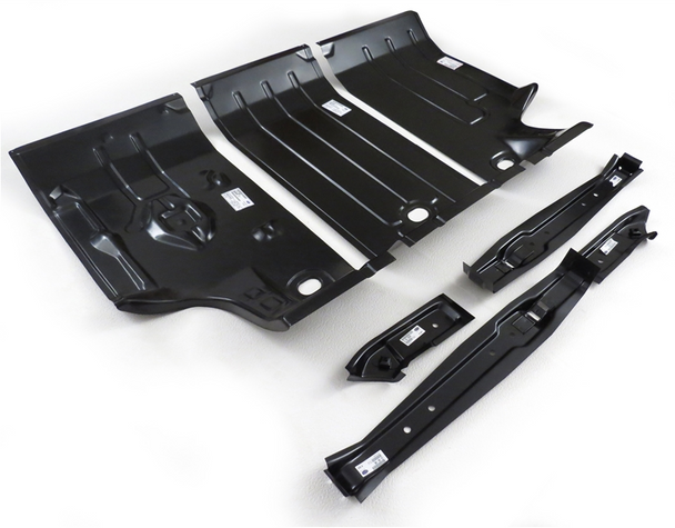 1964-1967 Buick / Olds / Pontiac Gm A-Body Trunk Floor Kit (7 Piece Set)