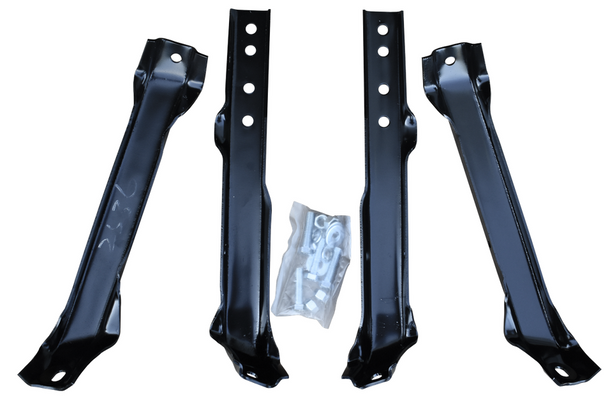 1963-1966 Chevy & Gmc Pickup Rear Bumper Bracket Set (Stepside)