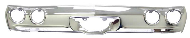 1971-1972 Chevelle & Malibu Chrome Rear Bumper (Drill Holes For Ss Emblem)