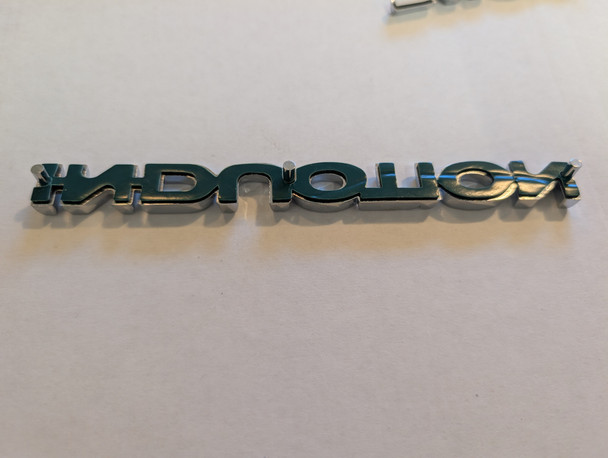 Cowl Induction Hood Emblems 4 Piece Set With Double Sided Tape Cowl Induction Hood Emblems 4 Piece Set With Double Sided Tape