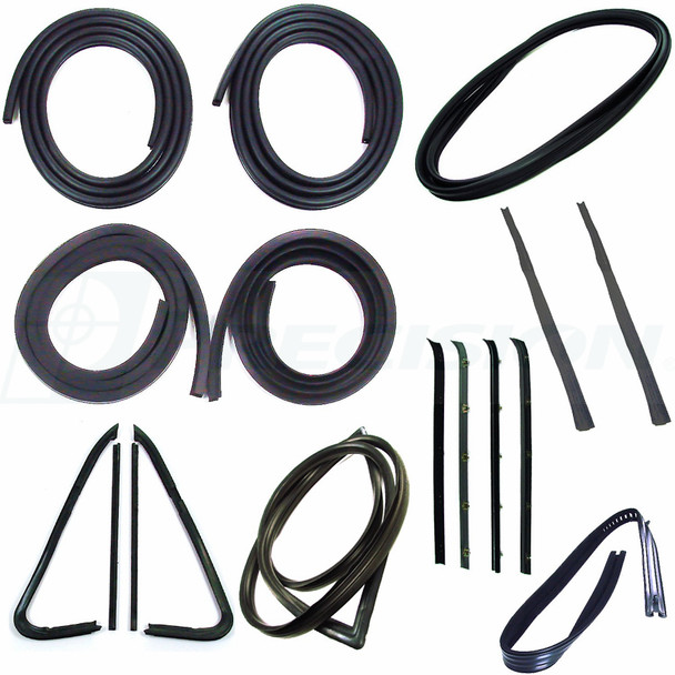 1973-1980 Chevy & Gmc Pickup Cab Weatherstrip Kit (Without Trim Groove)