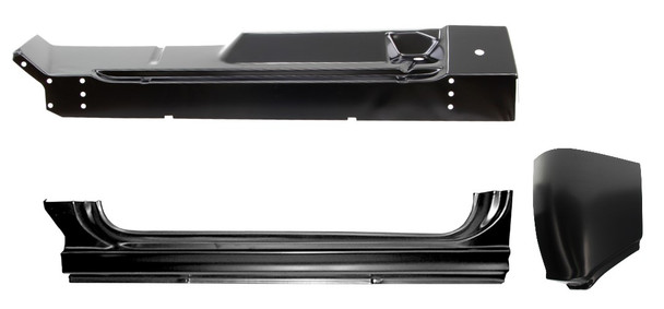 Lh 1960-1966 Chevy Gmc Pickup Rocker Panel Outer Floor Cab Corner Set