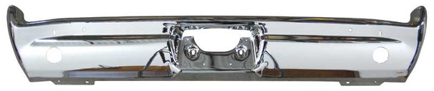 1966 Gto Rear Chrome Bumper With Backup Light Holes