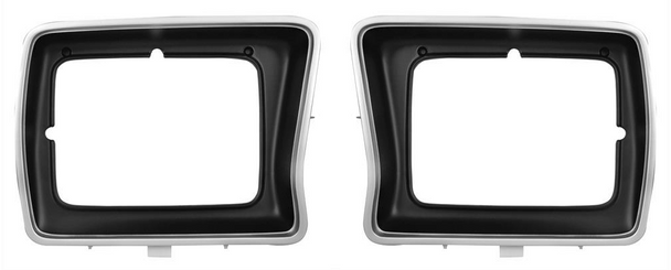 1978-1979 Ford Pickup & Bronco Headlamp Bezels (square)