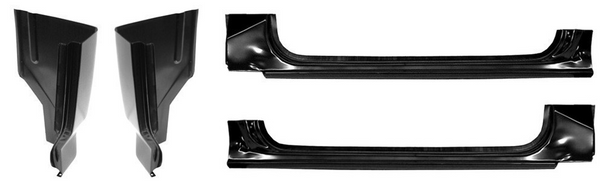 Lh & Rh-1987-1998 Ford Pickup Rocker & Cab Corner Set (Regular Cab)