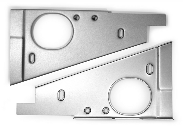 1966-1967 Bronco Rear Floor Brace Outer Support Brackets (Sold As A Pair)