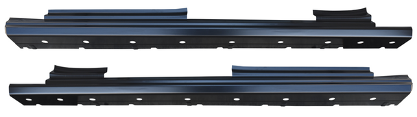 Lh Rh 2014-2018 Chevy & Gmc Pickup Slip-on Rocker Panel Set Fits 31.5 inch Wide Rear Door