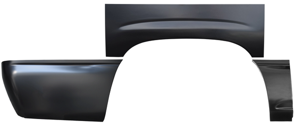 Rh 2003-2006 Chevy Avalanche Rear Quarter Repair Sections (Models Without Cladding)